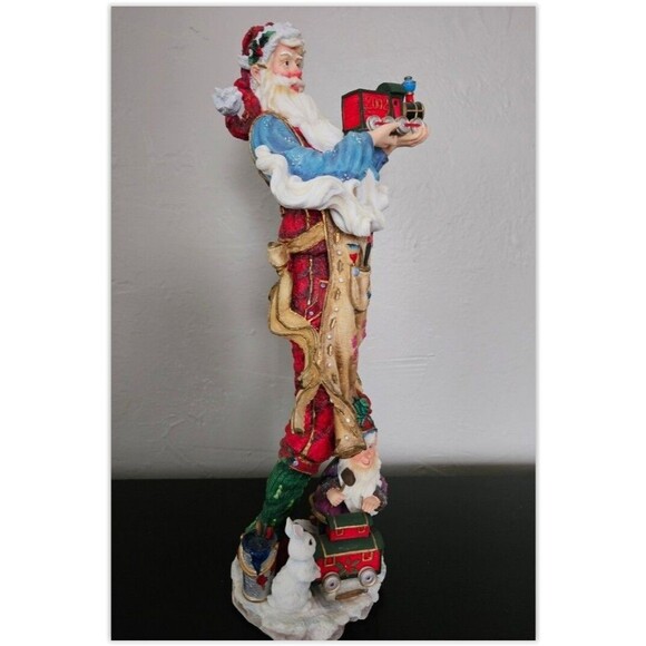 Vintage Lenox 2002 Pencil Santa "The Toy Maker" Pencil Santa Collection NEW - Picture 4 of 14